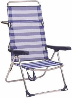 Strandstoel Alco Blauw 65 x 60 x 100 cm