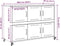 vidaXL - Dressoir - 100,5x39x72 - cm - staal - olijfgroen