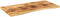 vidaXL - Bureaublad - met - ronding - 140x50x2,5 - cm - massief - ruw - mangohout