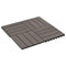 vidaXL - Terrastegels - 30x30 - cm - 1 - m² - HKC - donkerbruin - 11 - st