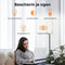 Glowy Vloerlamp - Dimbaar - Afstandsbediening - Zwart
