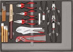 Gedore Red Gereedschapset Tangen En Slaggereedschap 29-delig