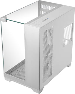Mars Gaming MCVISIONW - Midi Tower PC - ATX micro ATX Mini-ITX - Gehard glas Wit