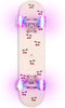 Konges Sløjd Skateboard met verlichte wielen - 38x29x36 - Cherry
