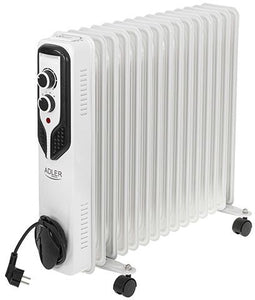 Adler AD 7819 - Olieradiator - 2500W 3 vermogensstanden - Wit