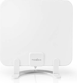 Nedis Binnenantenne - Actief - FM / UHF / VHF - Ontvangstbereik: 0-25 km - LTE700 - Versterking: 30 dB - ABS - Wit