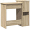 vidaXL - Bureau - met - schappen - 84x40x78 - cm - bewerkt - hout - sonoma - eikenkleur