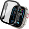 imoshion Screenprotector - Geschikt voor Apple Watch Ultra / Ultra 2 - 49mm - Full Cover Hard Case / Beschermend Hoesje - Zwart