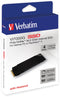 Verbatim Vi7000G - M.2 PCIe NVMe™ SSD - 4TB - Leessnelheid tot 7400 MB/s - Schrijfsnelheid tot 6500 MB/s