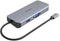 Unitek D1026B - USB Hub - 1x Ethernet 1Gbps 1x HDMI 3x USB 3.2 Gen1 1x USB 3.2 Gen1 type-C - Grijs