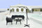 Feel Furniture - Curve zweefparasol - 2.7 Meter - Creme