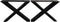 HSM Collection - Salontafelpoten SoHo X-model S/2 - 50x10x40 - Zwart - Metaal