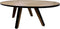 HSM Collection - Ovale eettafel Milano - 240x120x76 - Naturel/zwart - Acaciahout/metaal