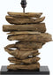 Light & Living - Lampvoet FURY - 46x17x60cm - Bruin