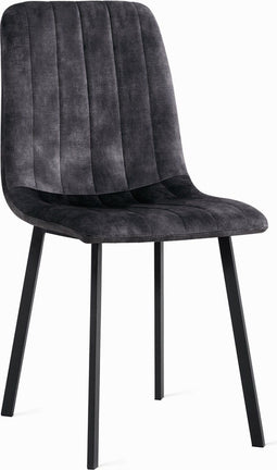 Refurna - Eetkamerstoel Minsk Velvet Antraciet