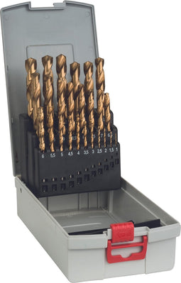 25ST METAALB.SET PRO BOX HSS-Tin 135�