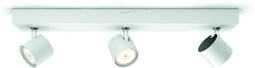 Philips Star - Opbouwspot - 3-lichts dimbaar WarmGlow - wit