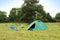Coleman Kobuk Valley 2 Koepeltent - tent 2 persoons - verduisterende tenten - lichtgewicht tent (3,2 kg) - 4500 mm waterkolom - incl. draagtas - brandvertragend materiaal - geïntegreerd grondzeil tegen vuil en insecten - groen