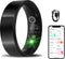 Saaf Smart Ring - Activity Tracker - Slaapanalyse en Gezondheidsmonitoring - Zwart - Maat 12