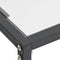 vidaXL - Wandtafel - 220x35x75,5 - cm - gehard - glas - transparant