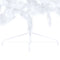 vidaXL - Kunstkerstboom - met - standaard - half - 150 - cm - PVC - wit