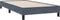 vidaXL - Boxspring - zonder - matras - fluweel - donkergrijs - 80x210 - cm
