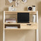 SoBuy FWT63-N - Bureau - Houtcomposite met Opbergruimte - Naturel