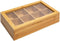 Westmark Theedoos Neutraal - 8 vaks - 32,5 x 20,5 cm - Hout