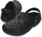 Crocs - Classic Lined Clog - Unisex Sandaal - 38 - 39 - Zwart