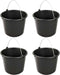 4x Stevige huishoud emmers 12 liter - Bouwemmer - Schoonmaak emmer