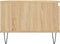 vidaXL - Salontafel - 90x50x36,5 - cm - bewerkt - hout - sonoma - eikenkleurig
