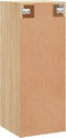 vidaXL - Hangkast - 34,5x34x90 - cm - sonoma - eikenkleurig