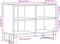 vidaXL - Tv-meubel - 69,5x30x50 - cm - bewerkt - hout - bruin - eikenkleur