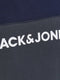 JACK&JONES JACSMITH - Heren Pyjamaset - Lange mouwen 100% katoen - Donkergrijs