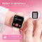Nuvance Smartwatch - Stappenteller & Hartslagmeter - 45mm - Roze