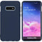 iMoshion Hoesje Geschikt voor Samsung Galaxy S10e Hoesje Siliconen - iMoshion Color Backcover - Donkerblauw