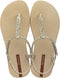 Ipanema Class Brilha - Dames Slippers - Glittert-strap - Beige