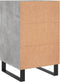 vidaXL - Nachtkastje - 40x40x66 - cm - bewerkt - hout - betongrijs