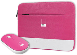 Pantone PT-BGMS001P1 - Laptophoes - Inclusief draadloze muis - Roze