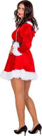 Dressforfun Mrs. Santa Claus - Dameskostuum - Sexy jurk met capuchon - Rood (L)