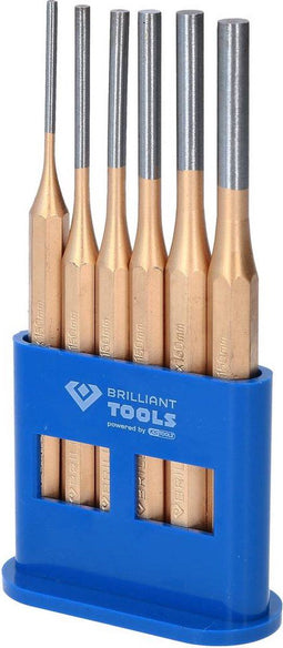 Brilliant Tools Pendrijver / Doordrijver-set, 6-delig BT085070