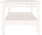 vidaXL - Salontafel - 110x50x40 - cm - massief - grenenhout - wit