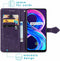 iMoshion Hoesje Geschikt voor Realme 8 Pro / Realme 8 Hoesje Met Pasjeshouder - iMoshion Mandala Bookcase - Paars