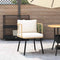 vidaXL - Tuinstoel - PE-rattan - naturel