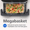 Philips Airfryer 5000-serie NA565/02 - Megabasket 9,5L - Stoomfunctie - Tot 8 Personen