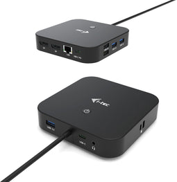 i-tec USB-C Docking Station - Dual Display 4K@60Hz - Power Delivery 100 W (zonder adapter)