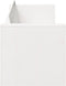 vidaXL - Tuinbank - Wit - 185,5x60x62 - cm - Massief - Grenenhout