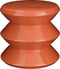 Mica Decorations Bijzettafel - H28 x Ø31 cm - Keramiek - Oranje