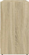 vidaXL - Wastafelkast - 60x33x60 - cm - bewerkt - hout - sonoma - eikenkleurig