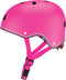 Helm - Globber Helm Primo XS/S Deep Pink - roze- LED verlichting - ABS helm met EPS schuim - verstelbaar - XS-S 48-53cm